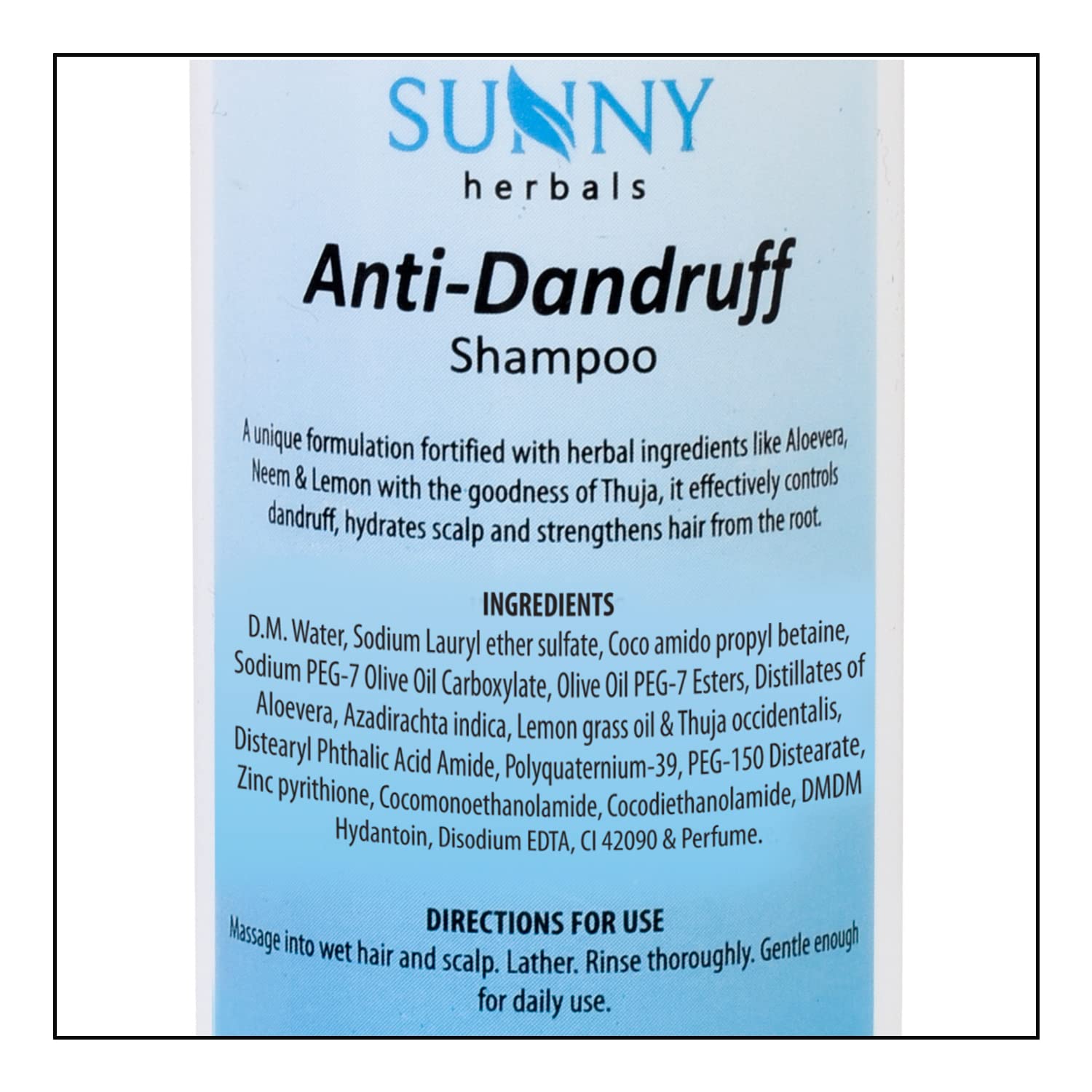Sunny Anti Dandruff Herbal Shampoo - 150 ml (Pack of 2)
