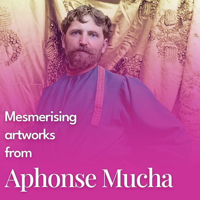 91knots - F. Champenois Imprimeur-editeur 140 Pieces Wooden Jigsaw Puzzle for Adults and Kids 5+ Years | Alphonse Maria Mucha 's Artwork