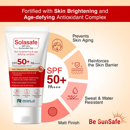 Regaliz Sunscreen Gel SPF 50+ - 50 gms