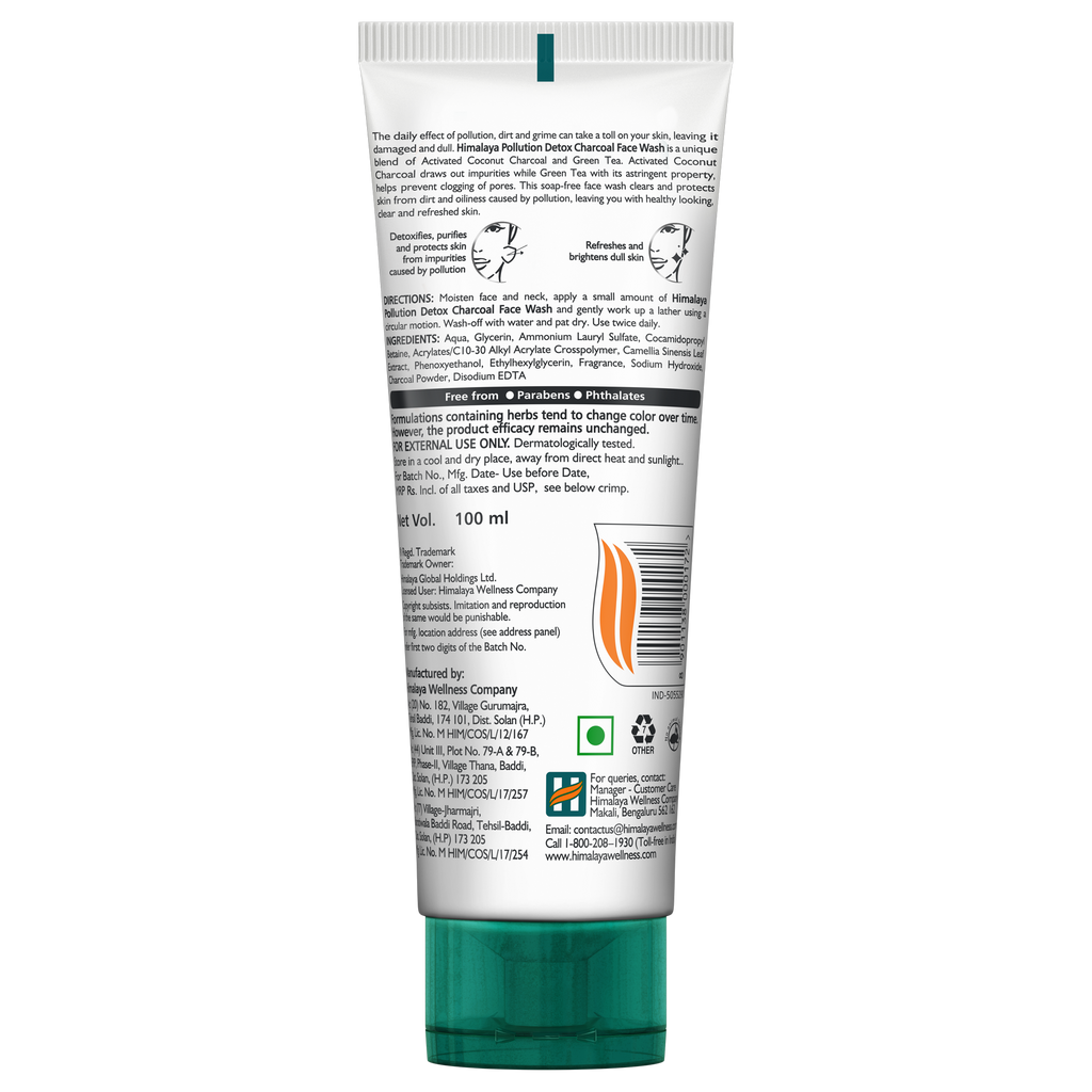 Himalaya Pollution Detox Charcoal Face Wash
