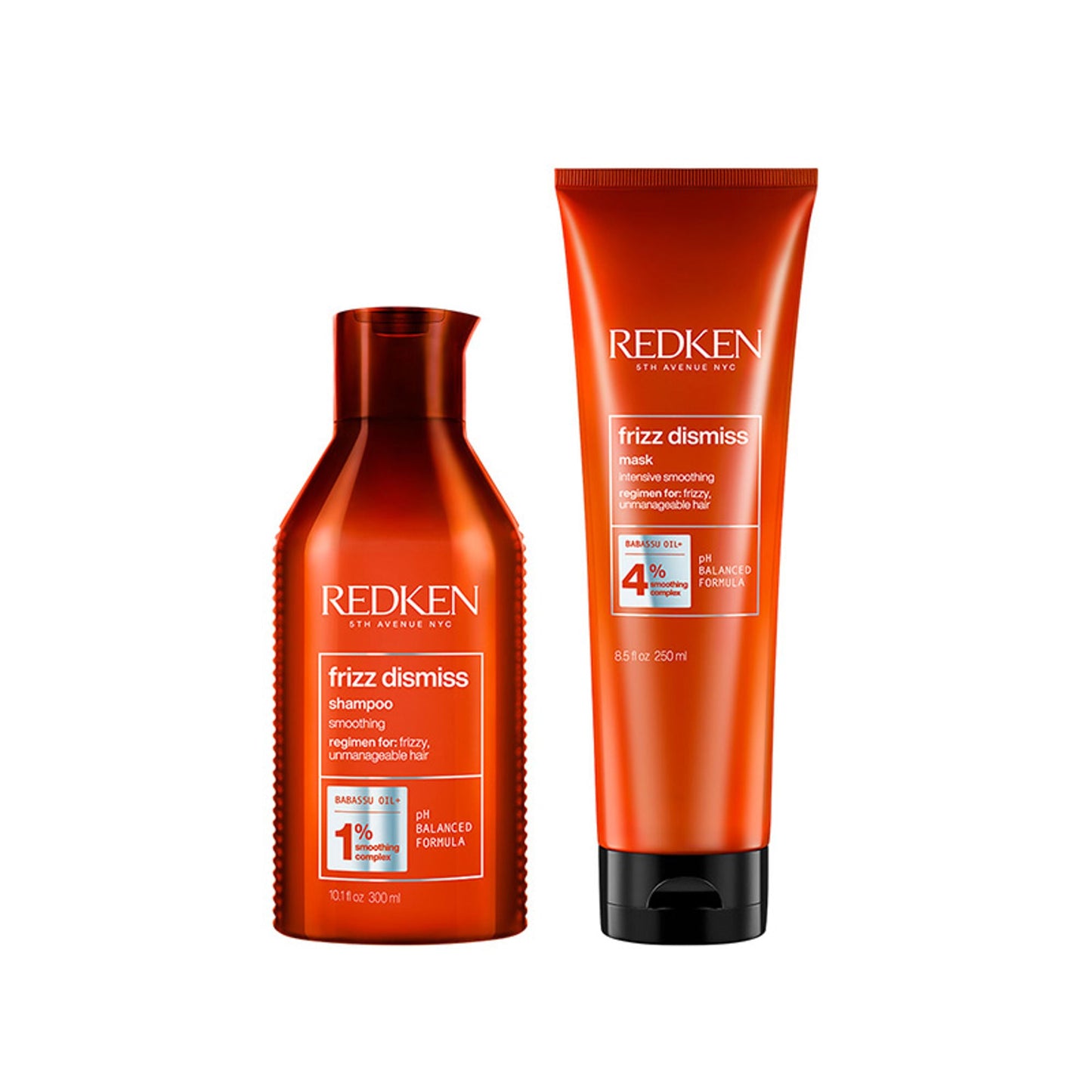 Redken Frizz Dismiss Sulphate Free Shampoo & Hair Mask Combo With Smoothening Complex