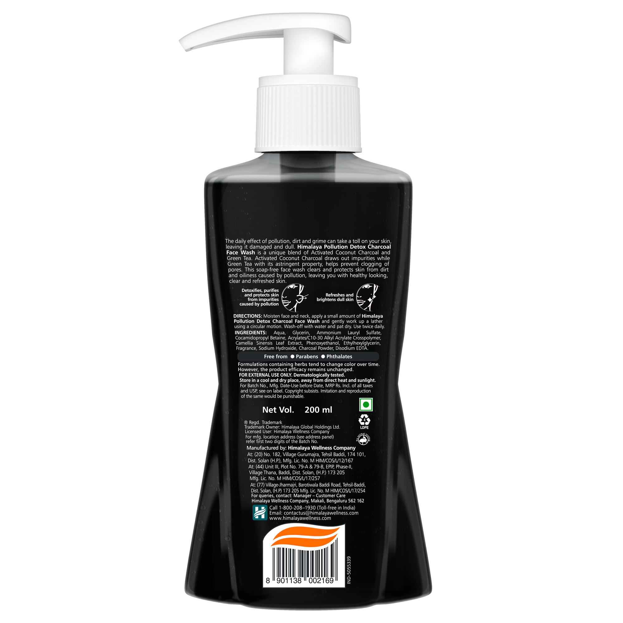Himalaya Pollution Detox Charcoal Face Wash