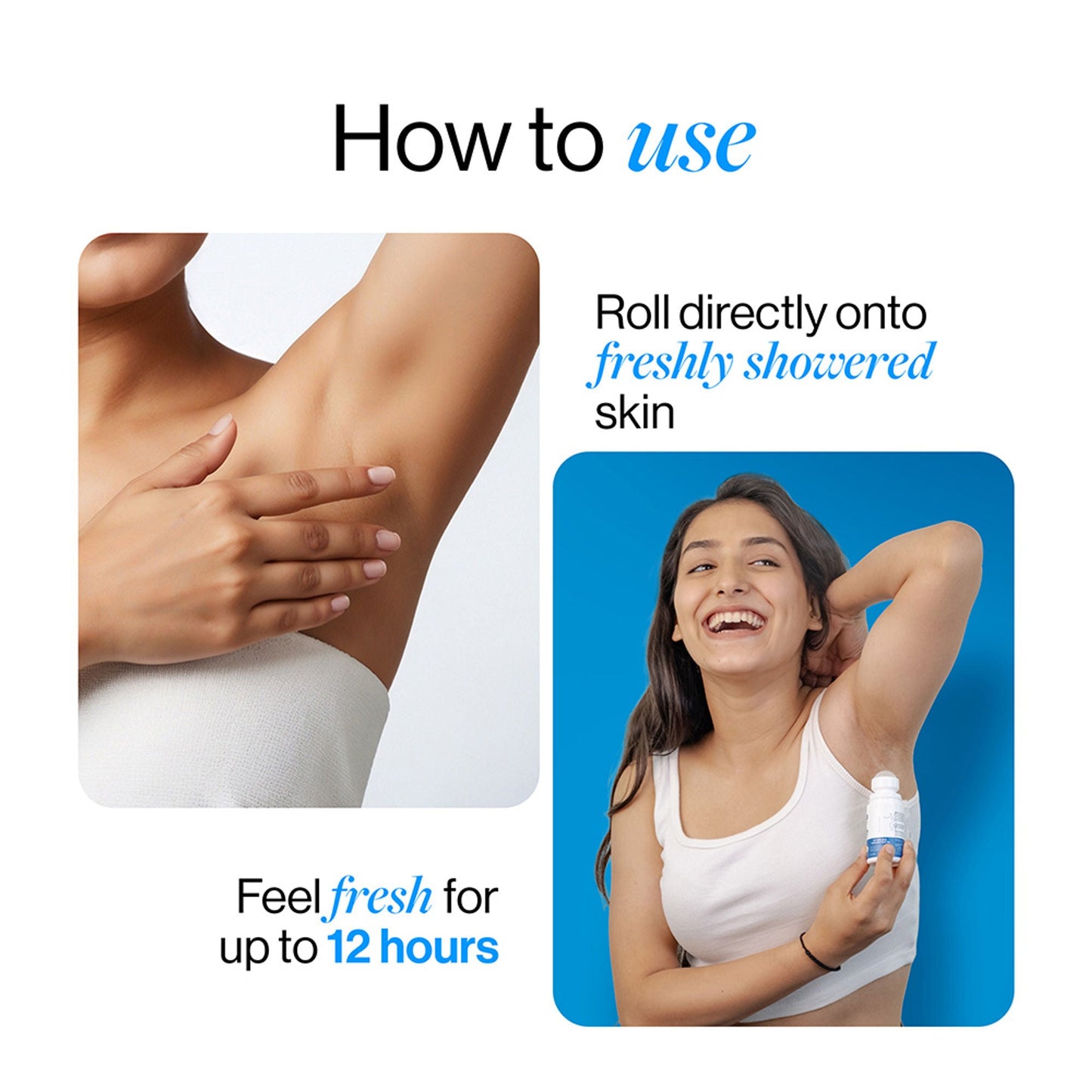 BeBodywise 6% AHA BHA Underarm Roll On - Advanced Formulation For Pigmentation & Odour Control-Aqua