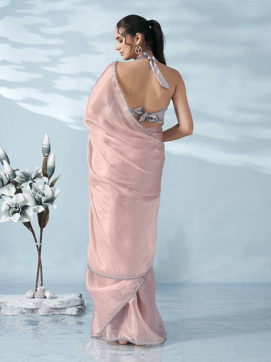 Tikhi Imli Sequinned Satin Saree