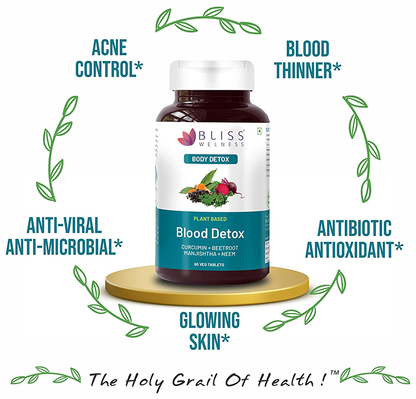 Bliss Welness Blood Detox Veg Tablet