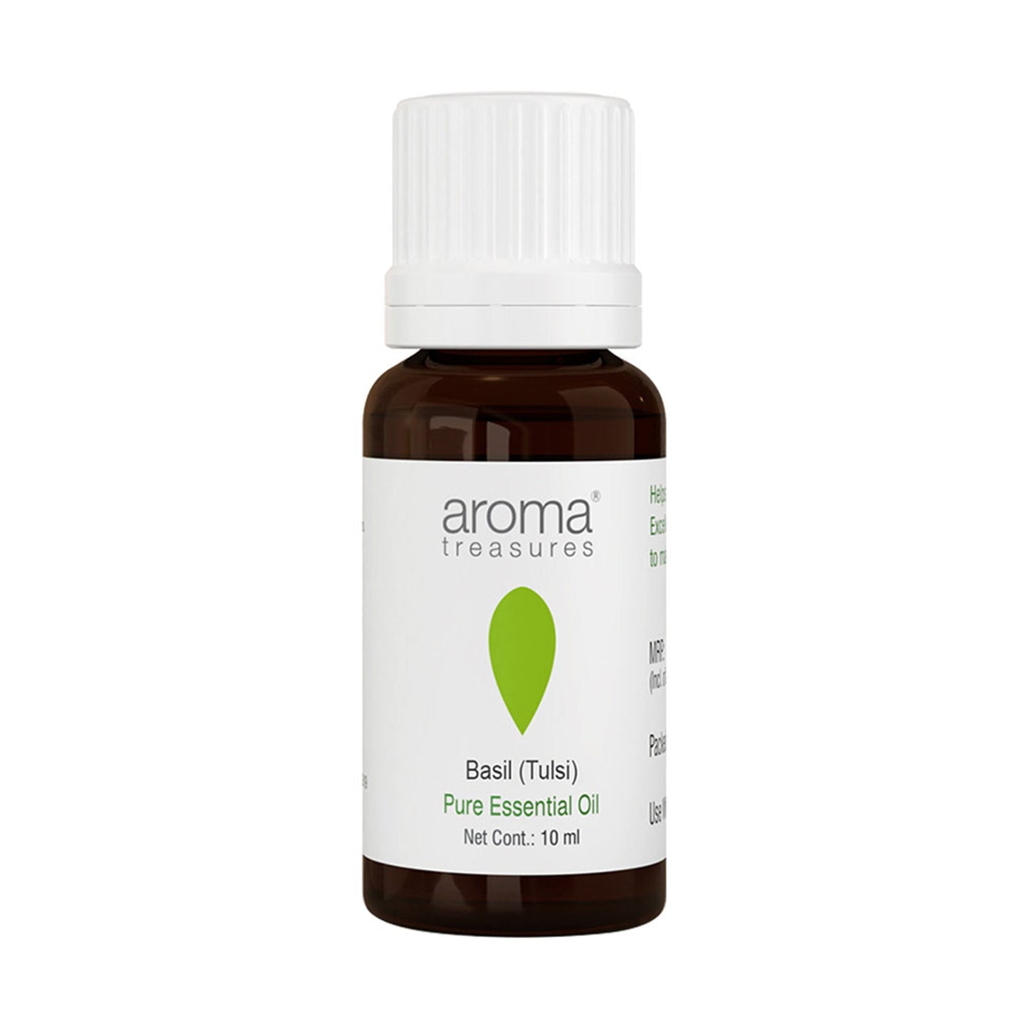 Aroma Treasures Basil (Tulsi) Pure Essential Oil