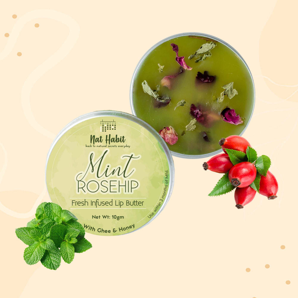 Nat Habit Mint Rosehip Lip Butter