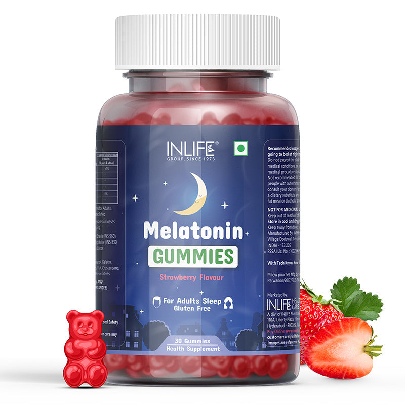 INLIFE Melatonin Gummies 5mg Supplement â€“ 30 gummies