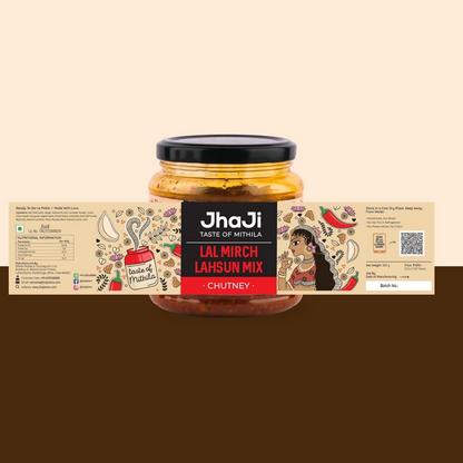 Jhaji Store Lal Mirch Lahsun Chutney
