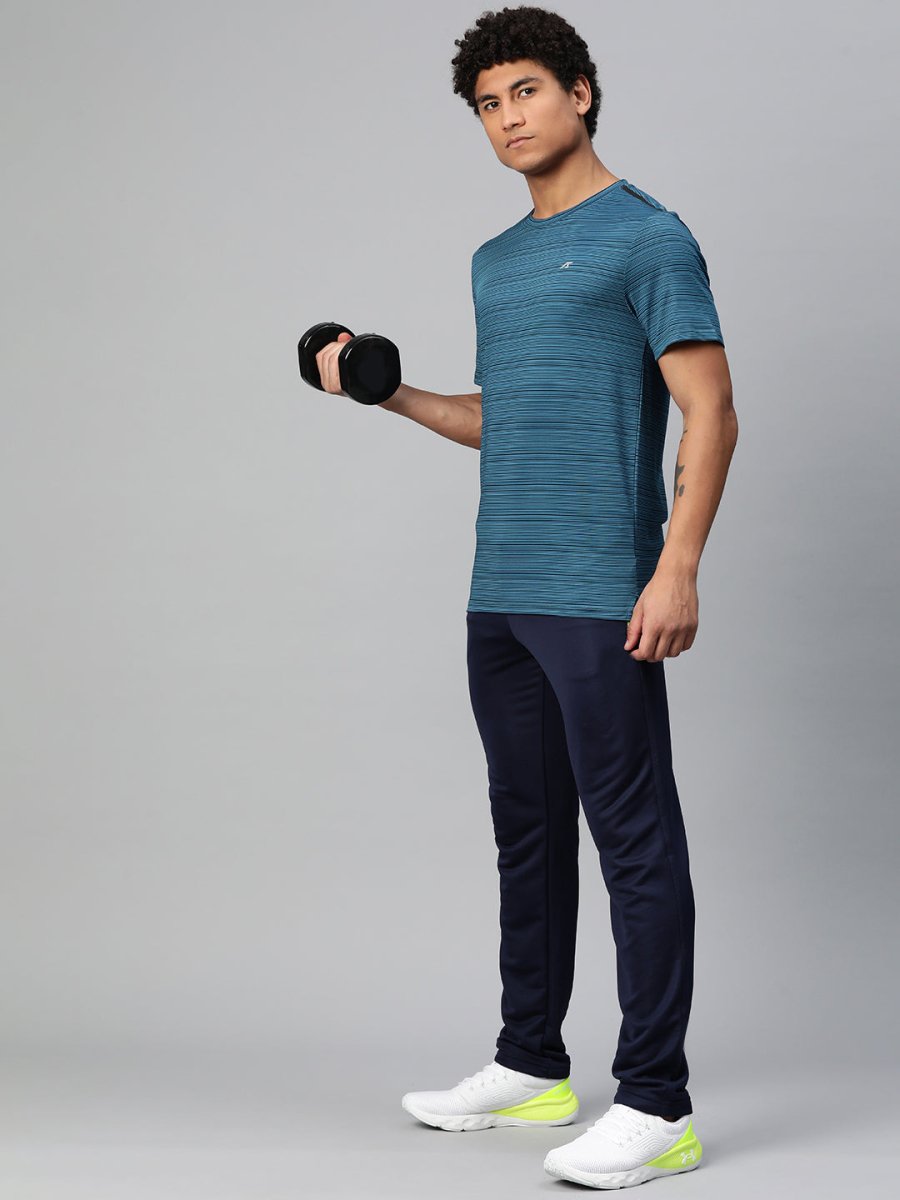 Alcis Striped Anti Static Slim Fit T-shirt