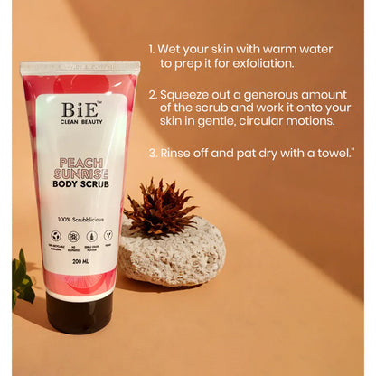 BiE Peach Sunrise Body Scrub