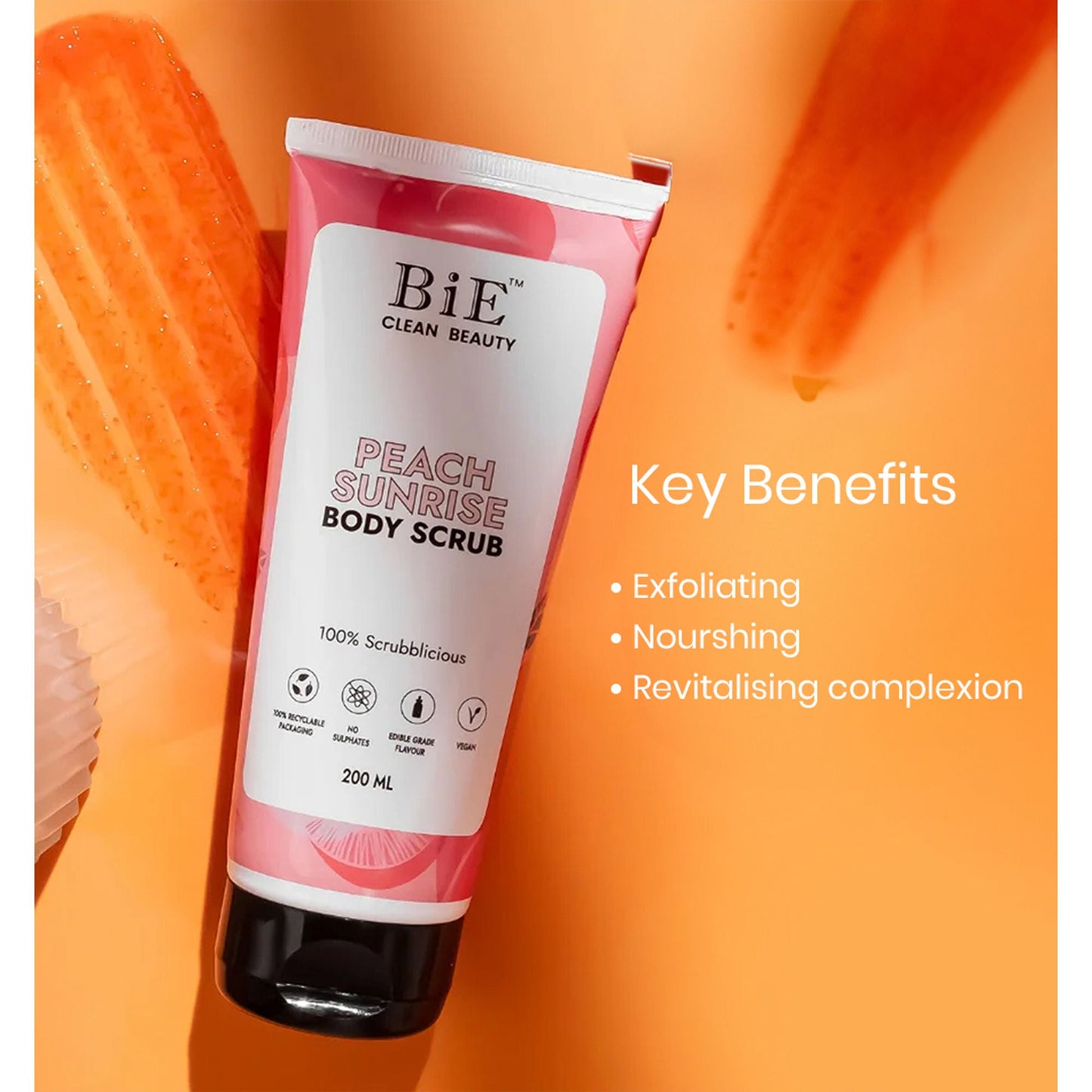 BiE Peach Sunrise Body Scrub