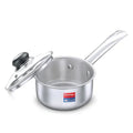 Prestige Tri-Ply Splendor Stainless Steel Sauce Pan with Glass Lid