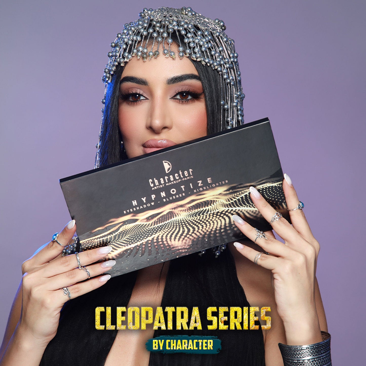 Character Hypnotize Eyeshadow Blusher Highlighter Palette - Heb001