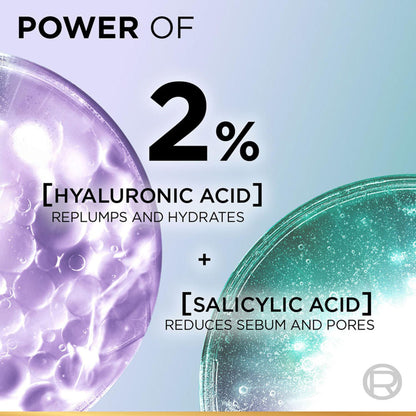 L’Oréal Paris Revitalift Hyaluronic Acid Oil Control Serum 2% Hyaluronic Salicylic Acid, Shine Free