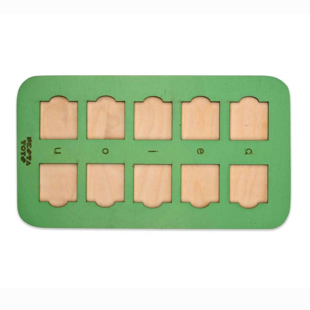 Nesta Toys CVC Board | 3 Letter Word Builder | Phonics Toy