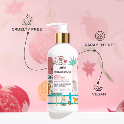 Wanderlust Moisturizing Body Lotion - Royal Pink