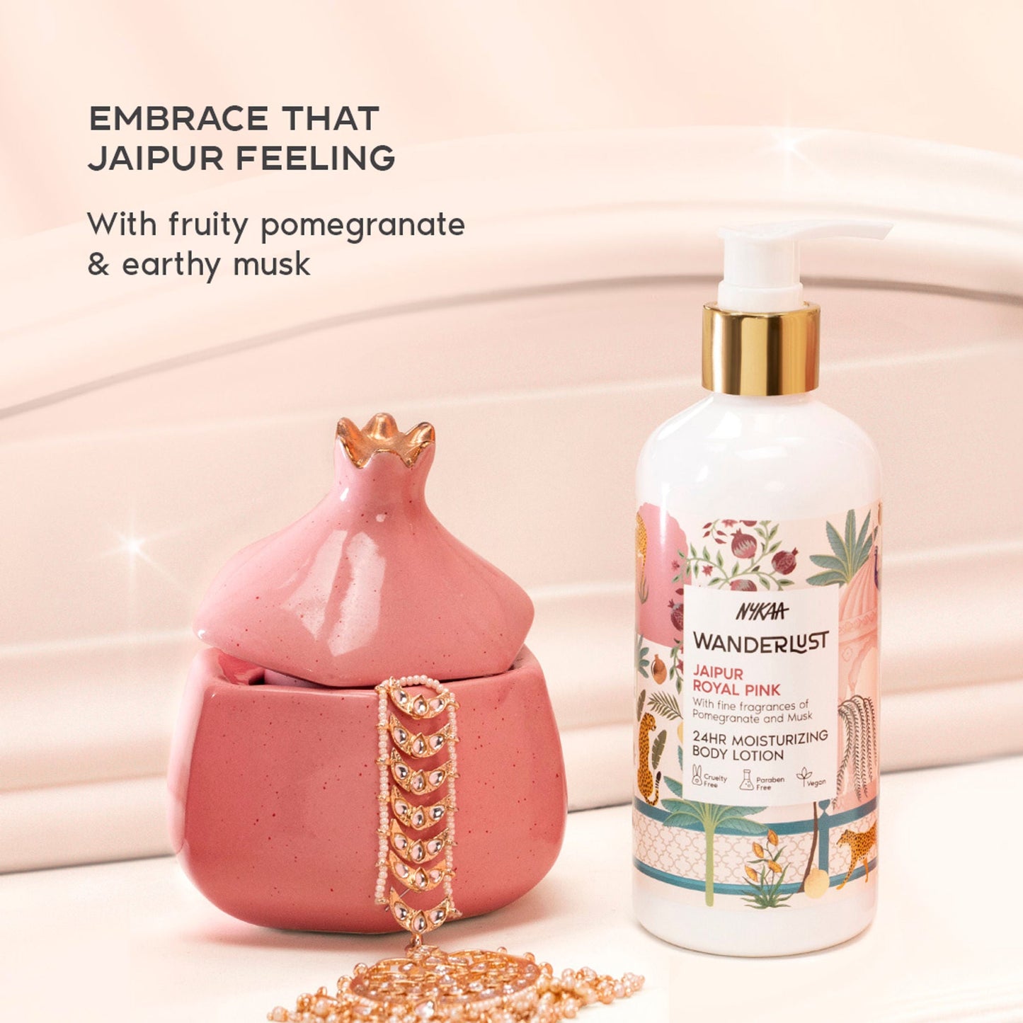 Wanderlust Moisturizing Body Lotion - Royal Pink
