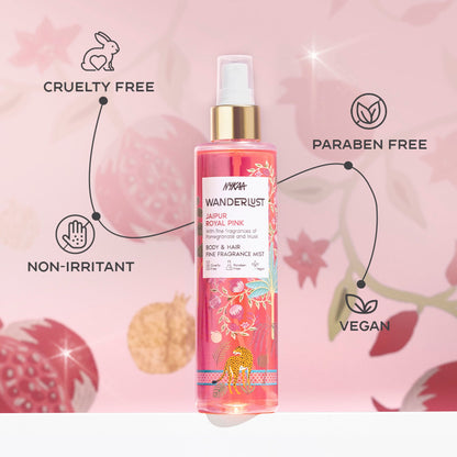 Wanderlust Fragrance Mist For Her - Royal Pink