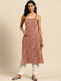 Anayna Women Ethnic Motifs Printed Kantha Work Kurta