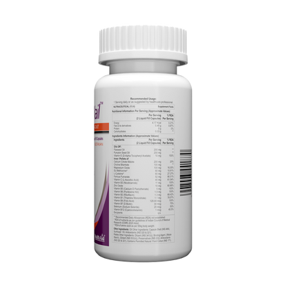 HealthAid HairSkiNail (Multivitamins for Hair, Skin and Nail) Liquid fill Capsules