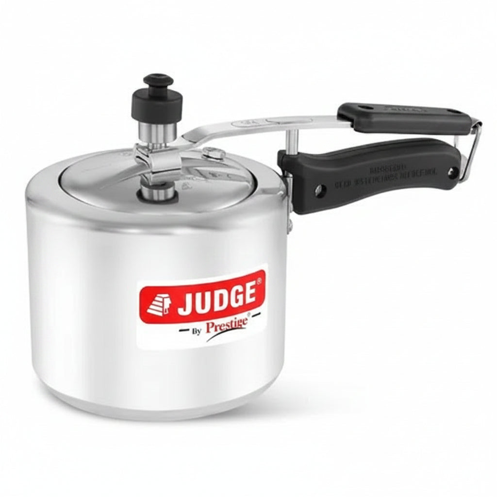 Judge by Prestige 2L Deluxe Aluminium Pressure Cooker Inner Lid Gas & Induction