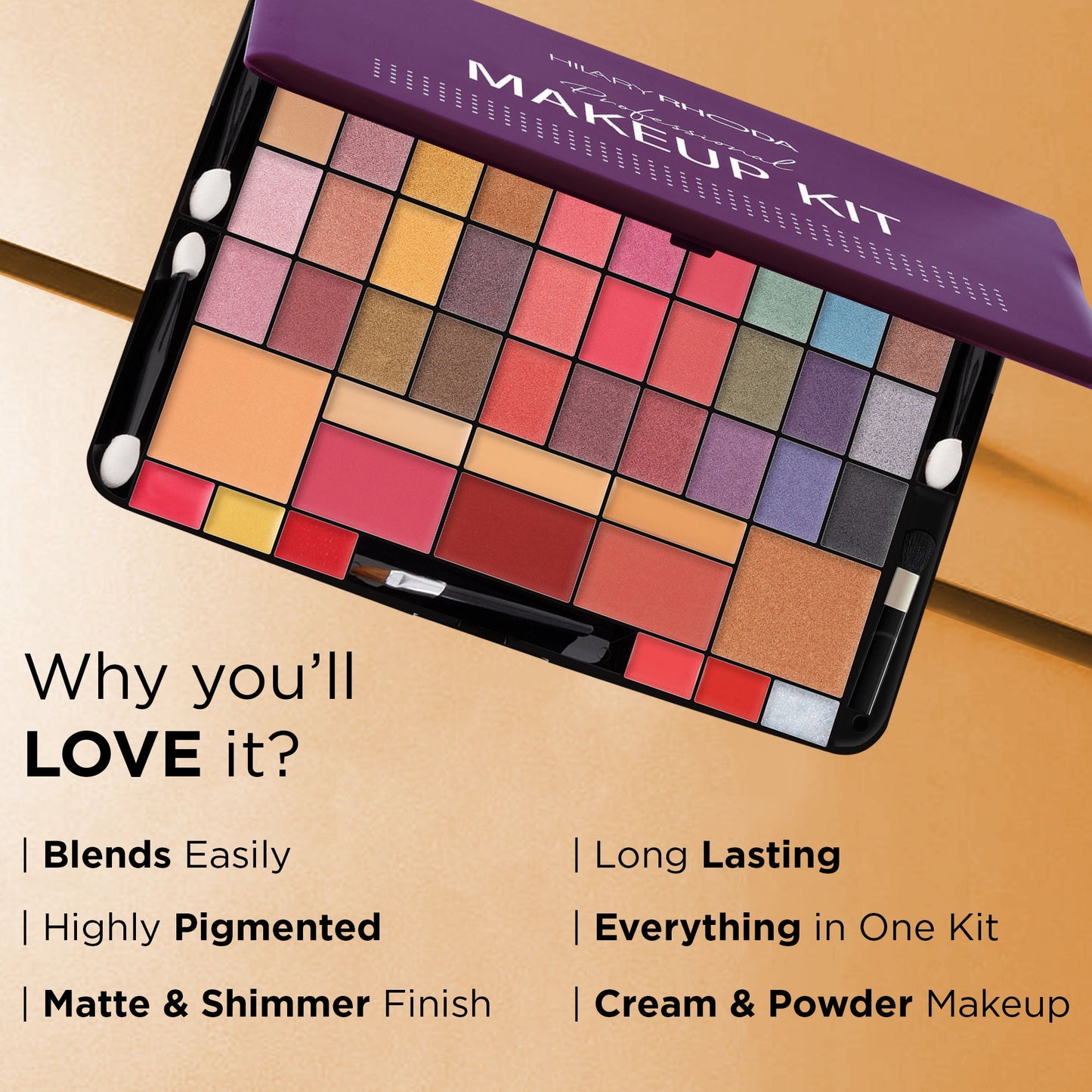 Hilary Rhoda Professional Makeup Kit - Multicolor 01