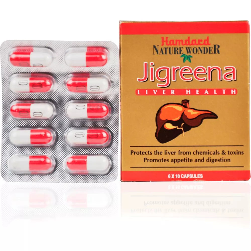 Hamdard Jigreena Capsule - 60 Caps