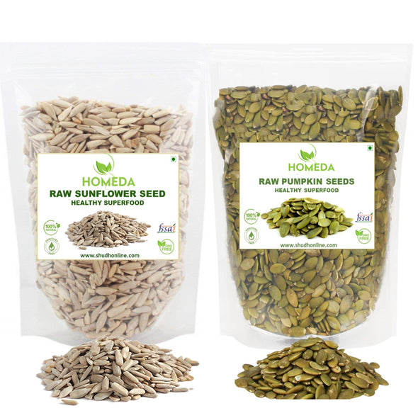 Shudh Online Raw Pumpkin & Sunflower Seeds Combo
