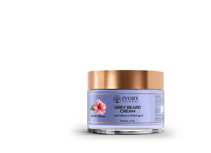 Ivory Natural Greys Beard Cream Restores Your Beard's Natural Color