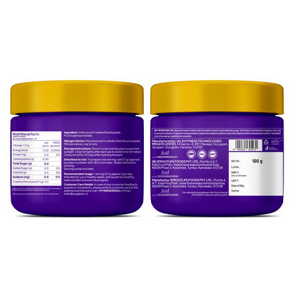 Yoga Bar Pro Clean Creatine Monohydrate Powder - Unflavored