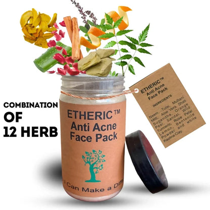 Etheric Anti Acne Face Pack – Natural Herbal Skin Clarifying Treatment