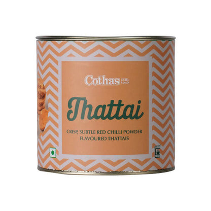 Cothas Thattai | Crispy Rice Flour Snack with Black Gram