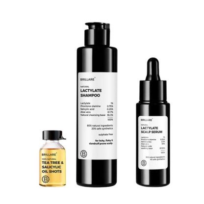 Brillare Complete Dandruff Control Kit (Natural)