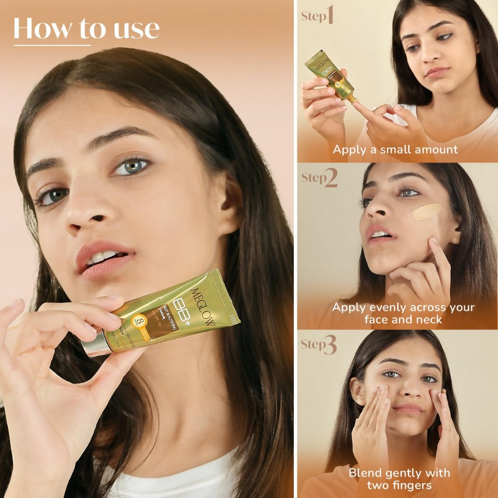 Meglow Best Beautifying BB+ Cream with SPF 15+