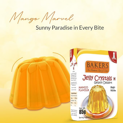 BAKERS Jelly Crystals (Gelatin Dessert) - Mango