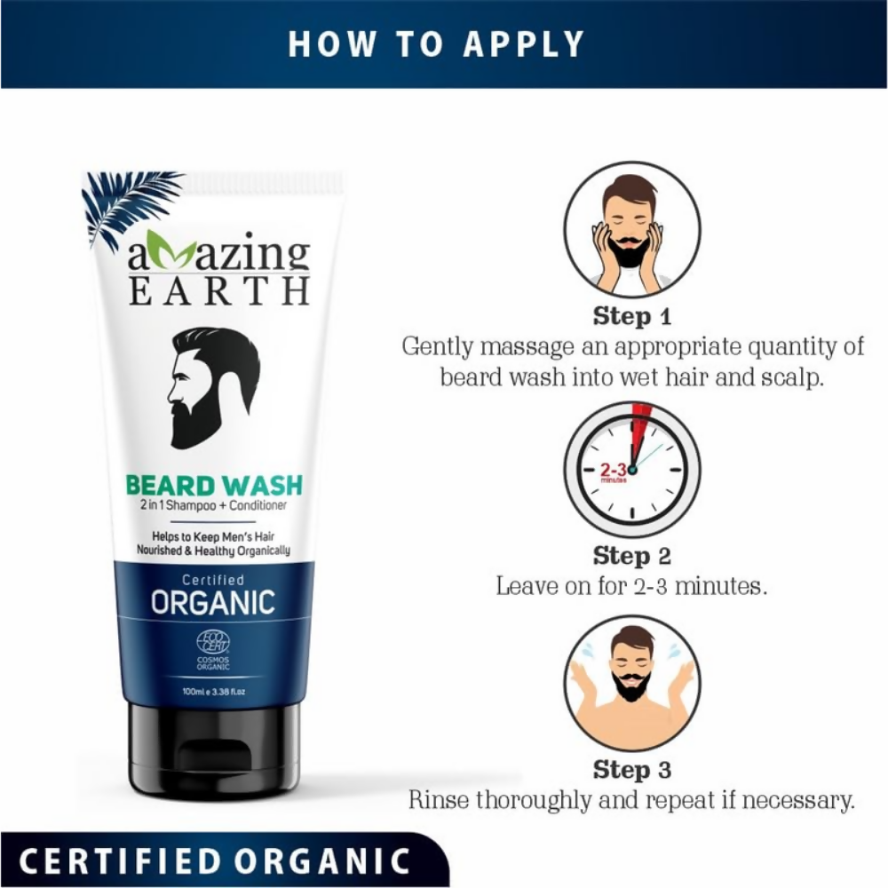 Amazing Earth Beard Serum & Beard Wash