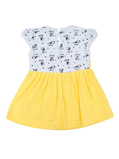 NammaBaby Baby Girl''s A-Line Mini Frock Dress - Yellow