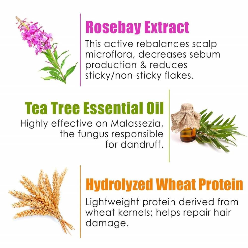 Wow Skin Science Rosebay Extract Anti-Dandruff Hair Mask - 200 ml