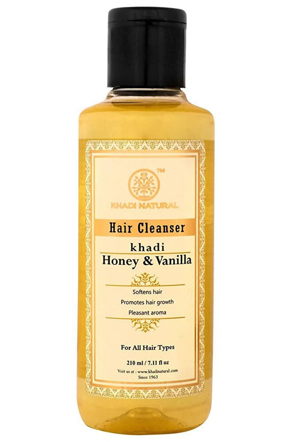 Khadi Natural Honey & Vanilla Hair Cleanser - 210 ml