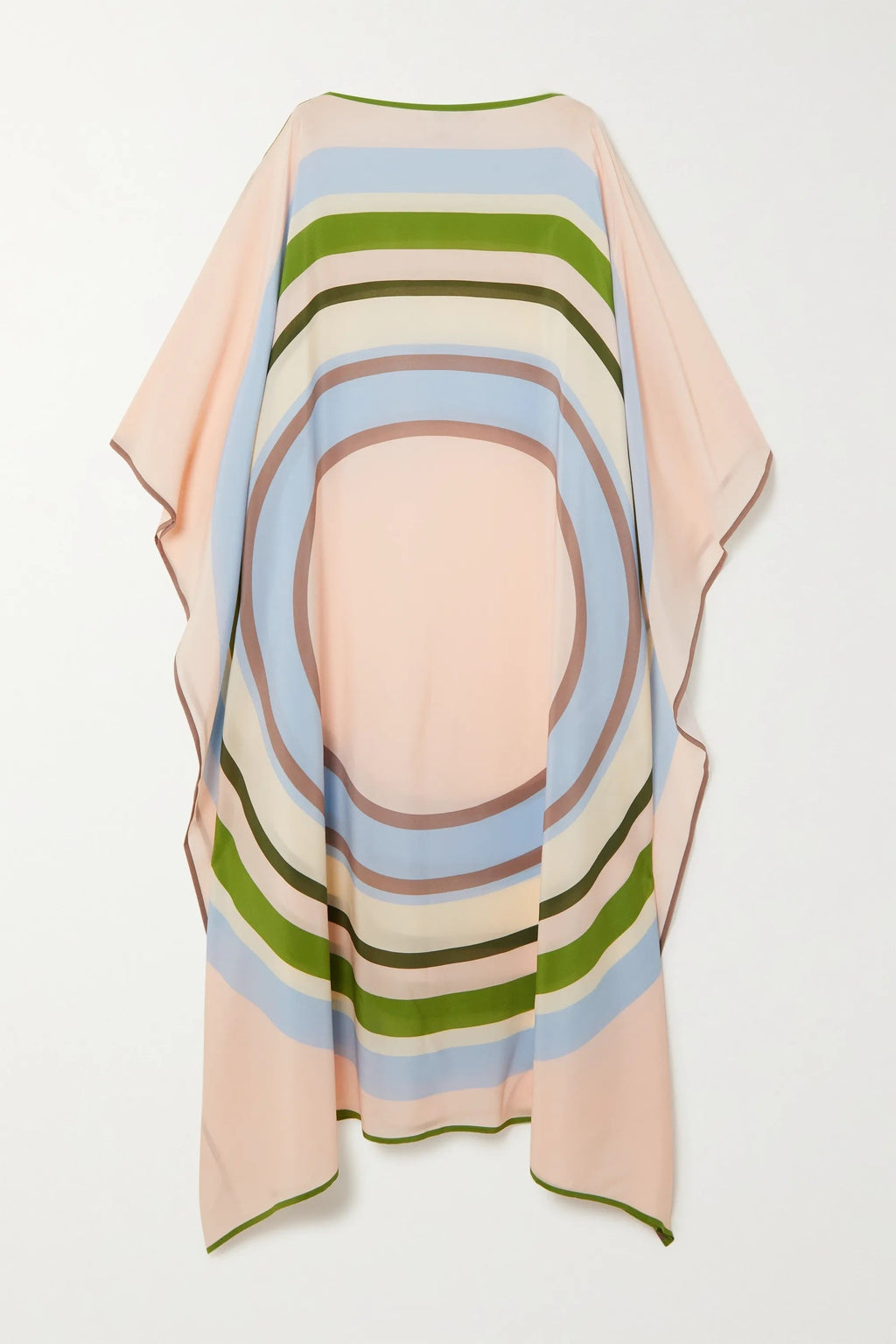 Printed Caftan For Women's Silk Crepe Kaftan