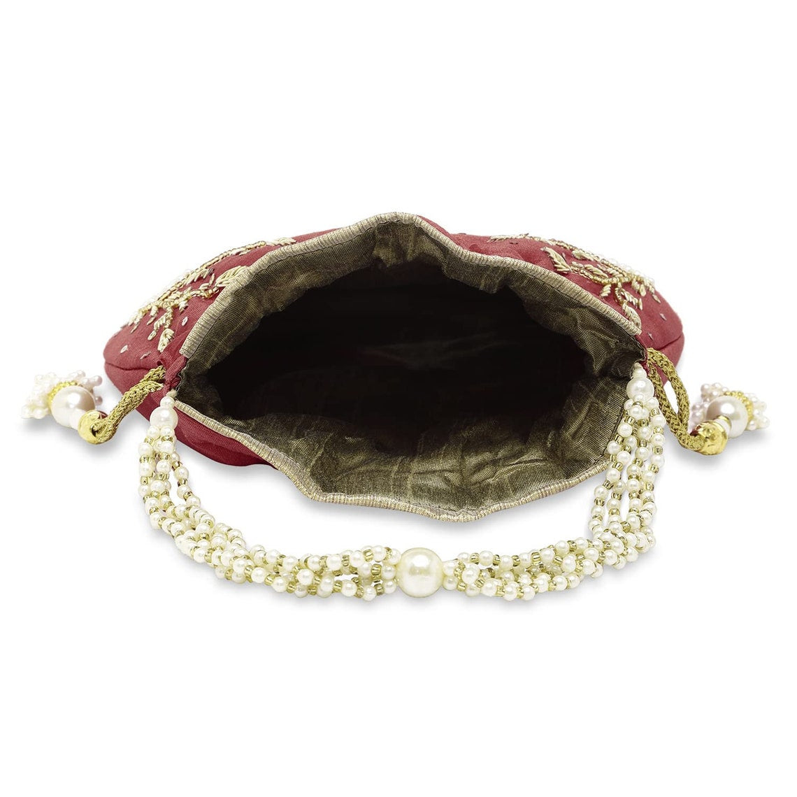 Maroon Potli Bags Valentines gift for her