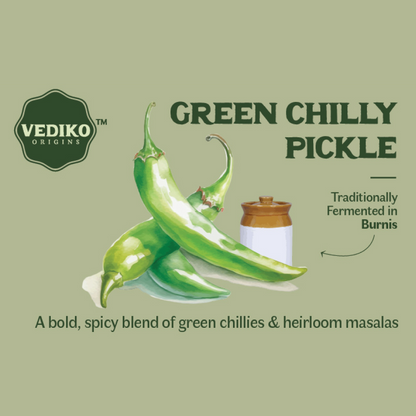 Vediko Origins Green Chilly Pickle
