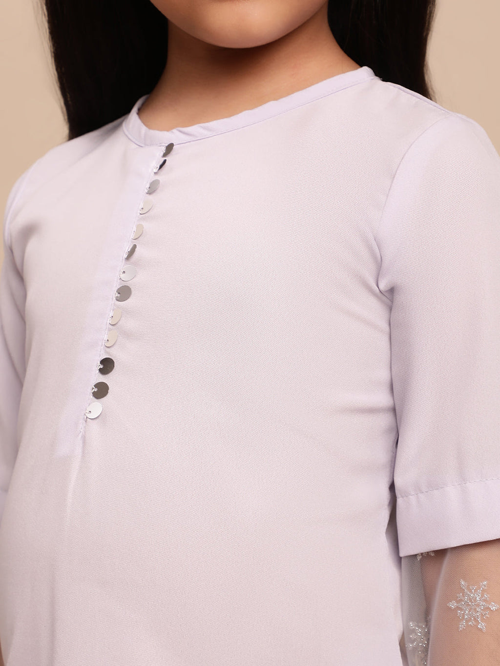 Ahalyaa Blue Crepe Straight Kurta Sets