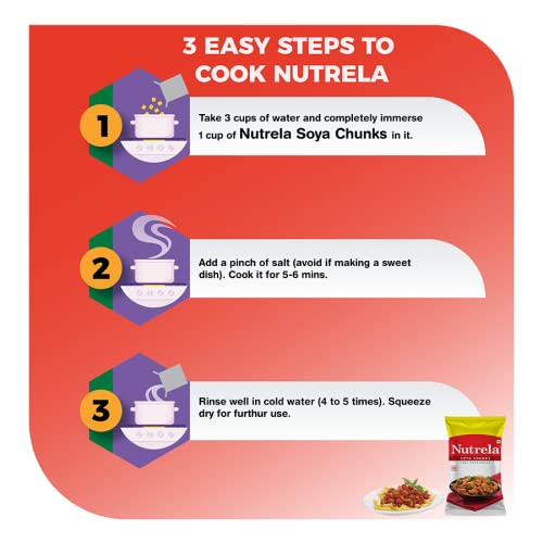 Nutrela Soya Chunks - 100 % vegetarian - 1 kg