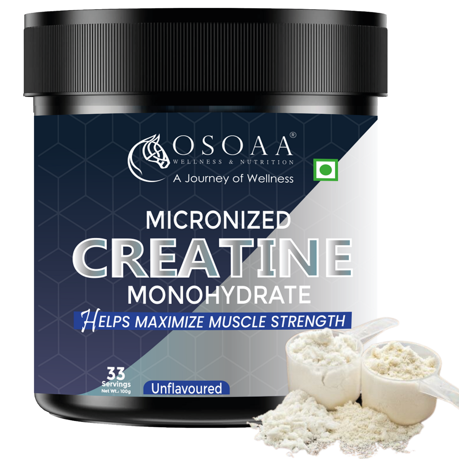 Osoaa Creatine Unflavored - 100 gms