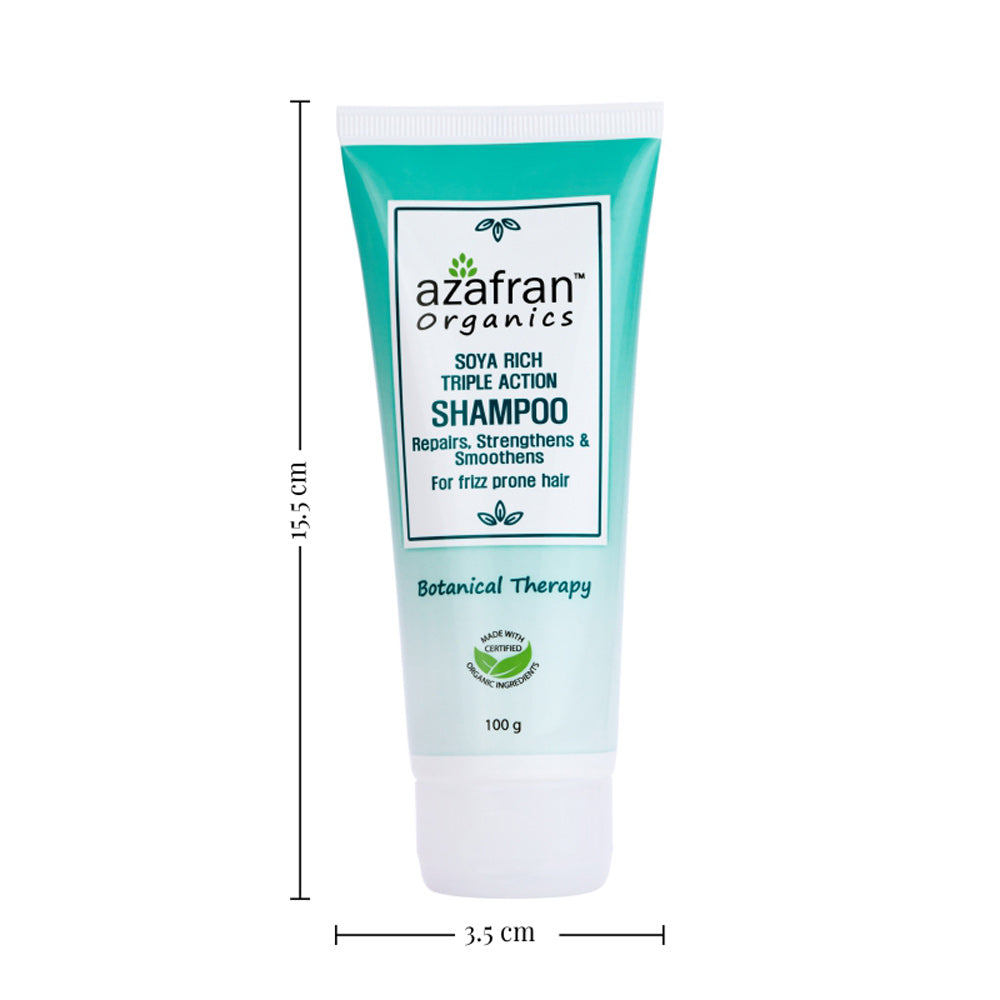 Azafran Soya Rich Triple Action Shampoo