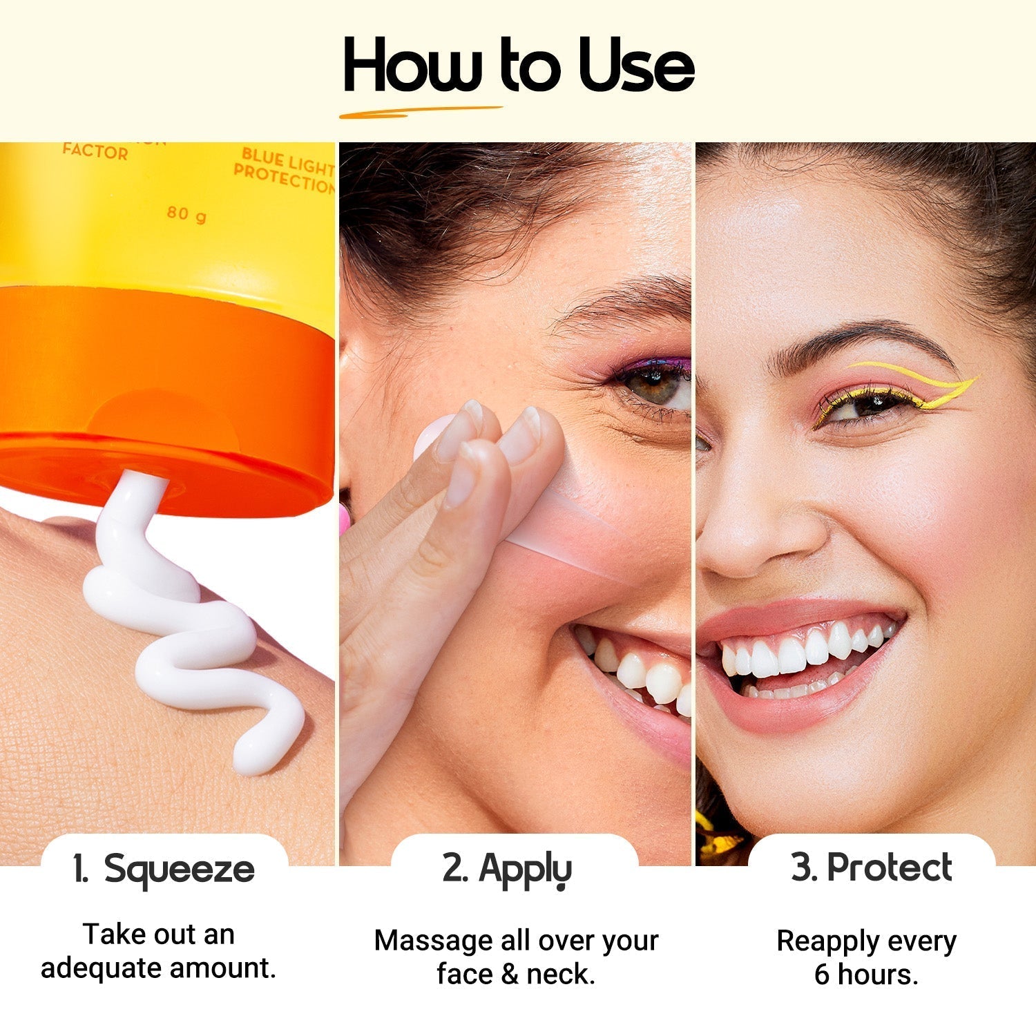 Aqualogica Glow+ Dewy Sunscreen SPF 50+ PA++++ - 80 gms