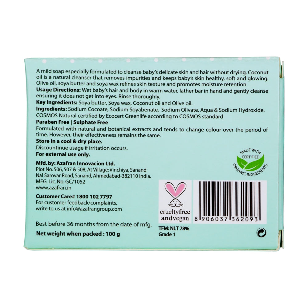 Azafran Baby Moisturizing Soap - 100 gms