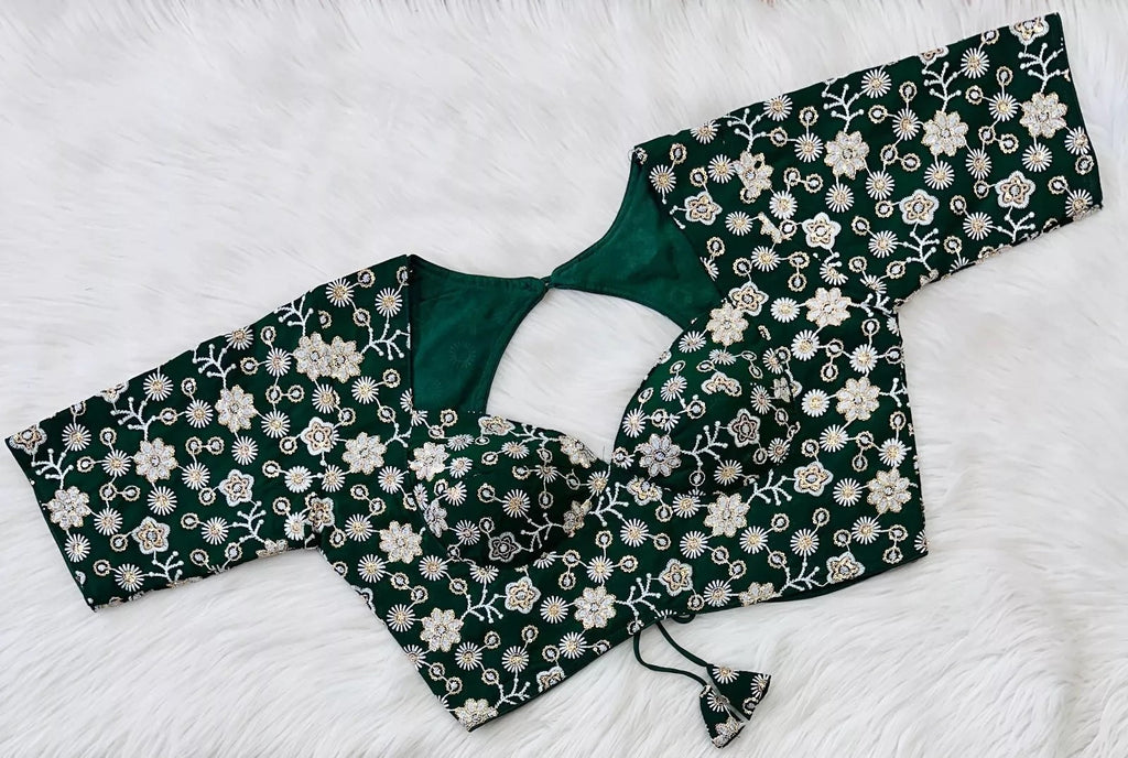 Stitched Maharaja Georgette Blouse & Choli